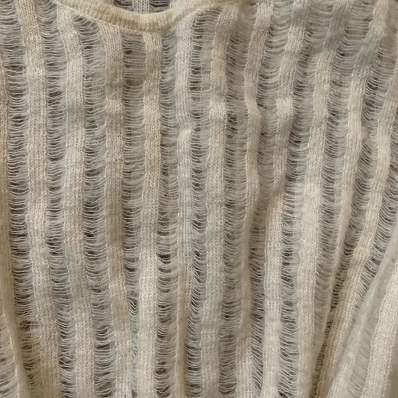 French connection wool/mohair blend sweater/shirt - Picture 3 of 6